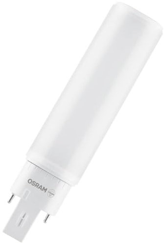 OSRAM DULUX D/E 13 LED-Lampe für G24Q-1 Sockel, 6 Watt, 660 Lumen, Kaltweiß (4000K), rotierbar, Ersatz für herkömmliches 13W-Dulux Leuchtmittel