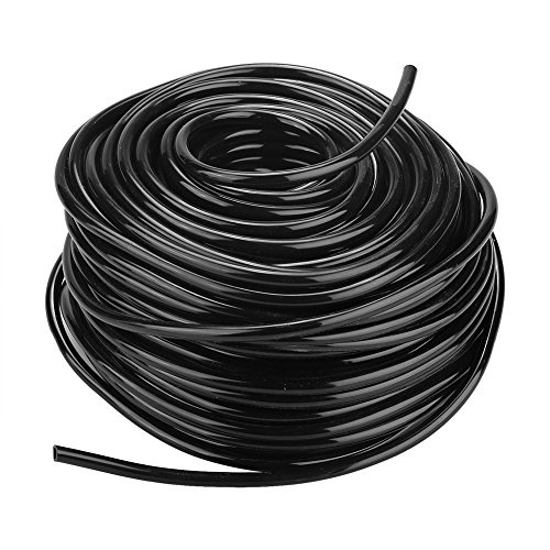 Tubo Flessibile per Irrigazione da Giardino in PVC Nero - Flessibile per Impieghi Gravosi e Irrigazione a Goccia (20 m)