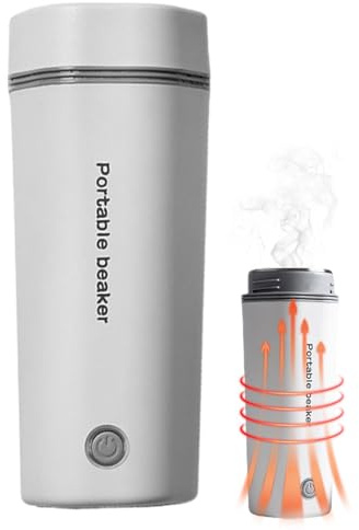 scyca Car Water Heater,Travel Water Boiler - Portable Car Water Boiler,Fast Heating Travel Electric Kettle,12V 24V Car Tea Kettle for