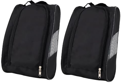 Walking Boot Bag 2 PCS Waterproof Golf Shoe Bag, Portable Football Boot Bag, Golf Shoe Bags for Men for Men Women Boys, Girls Breathable Shoe Storage Bag for Home Storage Travel School Gym Sport