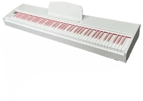 88 Tangenters Digitalpiano Elektroniskt Orgel Professionellt Starkt Keyboard Lätt Att Spela På(Pink Key)