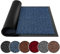 BLADO Washable Door Mats Indoor & Outdoor - Non-Slippery Heavy Duty - Stylish & Large Rubber - Perfect Dust Grabbing Doormats (Blue, 40cm x 60cm)