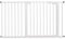 BabyDan Premier, Extra breit Ohne bohren Treppenschutzgitter, 126-132,2 cm, Babygitter/Sicherheitsgitter, Metall, Weiß, Hergestellt in Dänemark - (Haustiergitter/Hundegitter)