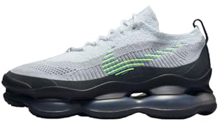 NIKE Sportswear - Turnschuhe AIR MAX Scorpion FK aus Leder, helles Melangegrau-schwarz (8)