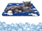 YAGE Dog Cooling Mat Pet Cool Mat, Self Cooling Gel Pad Sleeping Pad for Dogs and Cats in Hot Summer, For Cat Puppy Rabbit Cage and Kennel Dog Bed Floor or Car Queen Size (M- 40x50CM)
