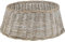 URBNLIVING Christmas Tree Skirt - Natural Bamboo Wicker Cover for Large Base Decoration, Rustic Holiday Decor, Fits Real & Artificial Trees
