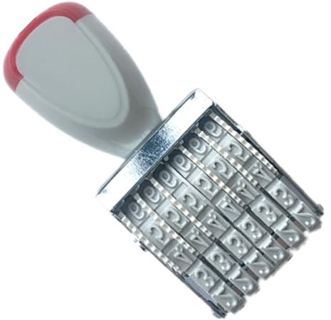 MISUVRSE Gummistempel Liniendatum 6-stellig Oder 8-stellig Zahlenstempel Gummi Datumsstempel Bürostempel Für Scrapbooking Verpackungen