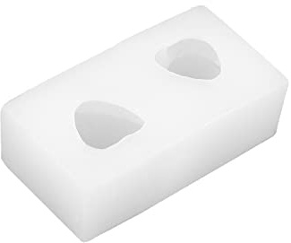 Molde de silicona para hornear en 3D con forma de corazón de macarrón, herramientas de decoración de pasteles, fondant, chocolate, galletas, molde de silicona