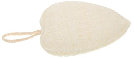 POPETPOP Éponge de Bain Épaissie pour Dos Outil de Nettoyage Corporel Naturel Exfoliante et Massante Accessoire Pratique pour Massage