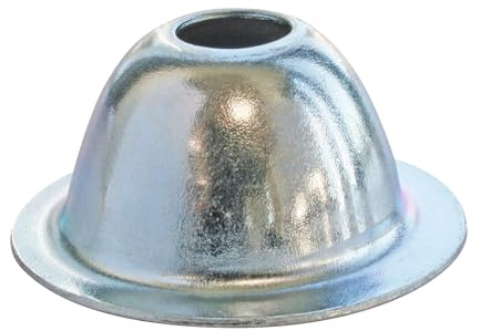 Somatherm 2155-09-10 Conical Rosette Diameter 9 mm (x10) Grey