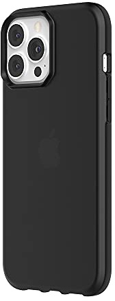SURVIVOR Clear Series Case for iPhone 13 Pro Max (6.7), Scratch Resistant/Shock Absorbing - Black (GIP-067-BLK)