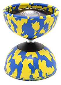 Mister Babache - Harlequin Medium Diabolo, 0725, gul/blå, ingen storlek