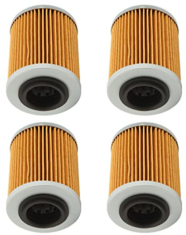 Vikye 4st Oljefilter, 420256188 KN152 HF152 Motoroljefilterbyte Hög Prestanda för 330 400 450 500 2003-2017