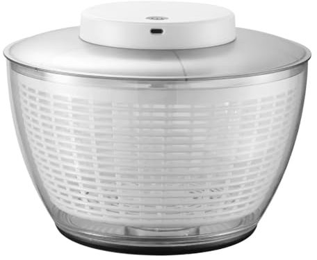 Centrifuga per insalata elettrica, essiccatore per verdure automatico da 4,75 litri, centrifuga per insalata drenante per la separazione di frutta e verdura asciutta e bagnata, asciugatrice elettrica