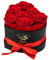 7 Stück Ewige Rosen in Herzbox - 100% echte Rosen - Ewige Blumen-Geschenkbox Geschenke für Frauen zum Valentinstag, Muttertag, Weihnachten, Geburtstag, Hochzeitstag (Rot)