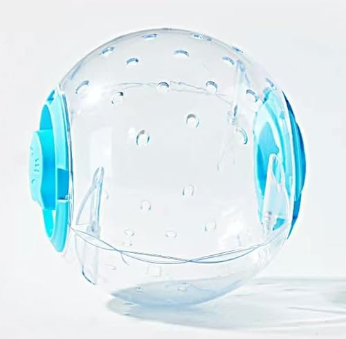 Hamster löparhjul, hamsterboll, små husdjur plast jogging träningsleksak, hamster löparboll lindrar tristess, ökar aktiviteten, för gyllene siden Shih Tzu-björn, hamster