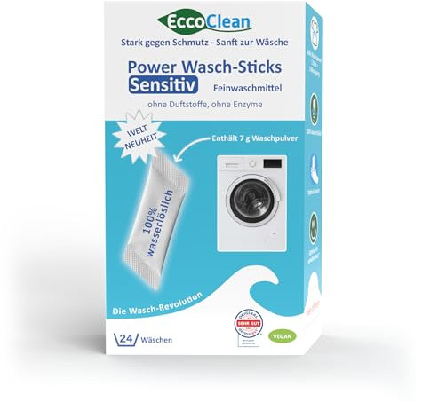 Power Wasch-Sticks Sensitiv, Feinwaschmittel *Die Weltneuheit*