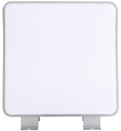 RjcdOPL - Panel publicitario luminoso LED, caja de luz LED cuadrada doble cara, 60 cm, IP65, aleación de aluminio y acrílico, para restaurantes, tiendas y peluquerías