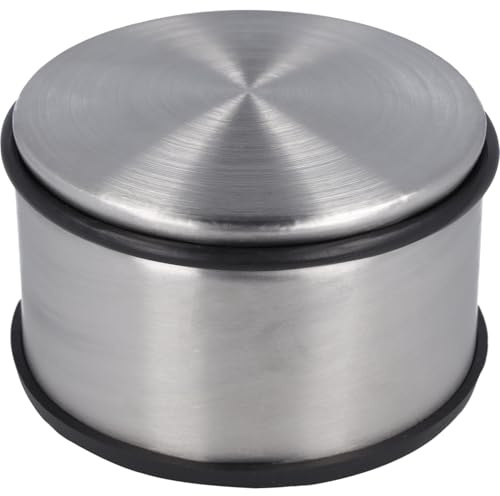 Westcott Butée de porte en acier inoxydable | Ronde d'un poids propre de 1,8 kg | ⌀ 11 cm, hauteur 7 cm | E-19006 00