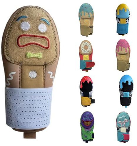 Baseball-Schiebehandschuh, universal, Rechts- oder Linkshänder, Baseball-Schiebehandschuh, Jugend- und Erwachsenengröße, Neopren, verstellbarer Handgelenk-Kompressionsriemen (Khaki, Jugendliche)