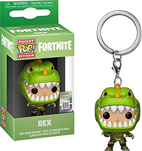 Funko POP! Keychain: Fortnite A - Rex - Neuartiger Schlüsselanhänger - Vinyl-Minifigur Zum Sammeln - Strumpffüller - Geschenkidee - Offizielle Handelswaren - Video Games Fans - Minifigur