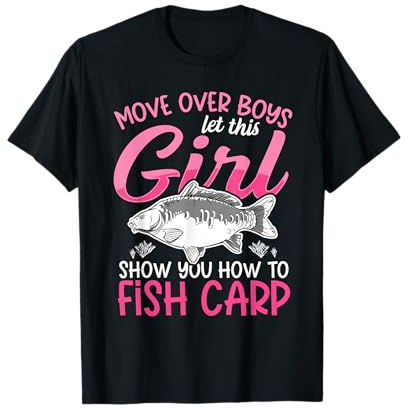 Let This Girl Show You How To Fish Carp Funny Carp Fishing T-Shirt