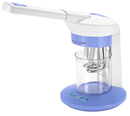 Vaporizzatore Facciale 2 in 1 Spa con Sauna Facciale e Spruzzatore Ionico per Pulizia Profonda della Pelle - Dispositivo Cura Viso Professionale per Casa e Salone (Spina UE 220V)