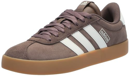 Adidas Women's VL Court 3.0, Preloved Brown/Chalk White/Gum, 7.5