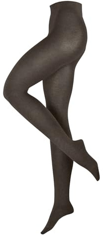 ESPRIT Women's Plain pantimedias algodón lana transpirable