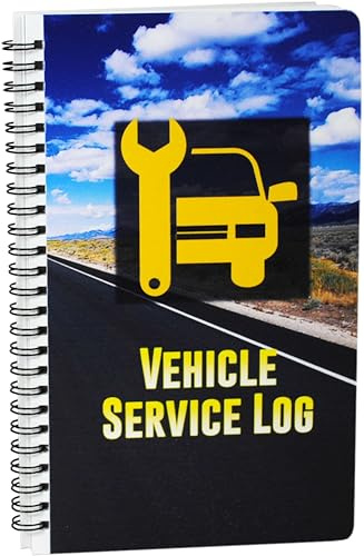 CardNoter Vehicle Maintenance Log with Pocketed Storage for Insurance Info, Registration, and Receipts (Wiro Bound)