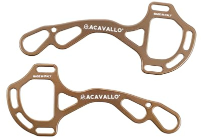Acavallo Alupro Mèche à hackamore Bronze Taille unique