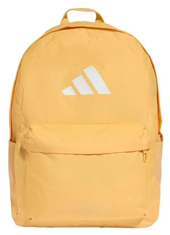 adidas Unisex CLASSIC 3BARS BACKPACK, Semi Ice Tangerine/white, One size