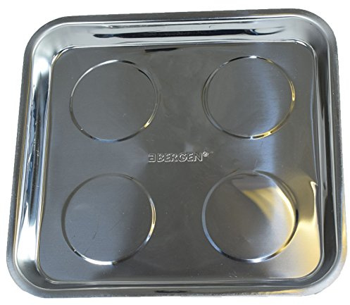 Des pièces Bac magnétique Square 10 Acier Inoxydable Boîte de rangement pour 4 aimants Bergen