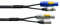 CORDIAL - Kabel DMX XLR 5 Punkte + PowerCON 5 m