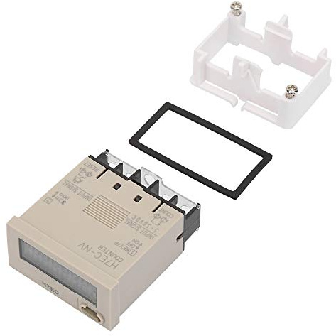 Digital Elektrisk Räknare 8-Siffrig LCD Display DC 3-36V Digitalt Räkneverk för Ström och Spänning Mätning