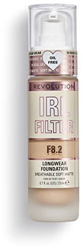 Makeup Revolution, IRL Filter Longwear Foundation, Medium to Full Coverage, F8.2, 23ml