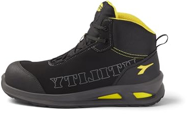 Utility Diadora, Scarpe Antinfortunistiche Unisex, Smart SOFTBOX Mid S3L FO SR ESD, Colore Black, Taglia 45