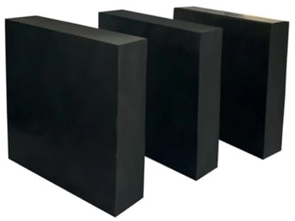 GSCLZ 1 st fyrkantig anti-vibrationsmatta, tvättmaskin, stötdämpare, multifunktionell, anti-vibration, dörrmatta, halkfria golvmattor, kylskåp, (50 x 50 mm, 20 mm)