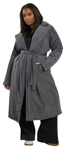 Yours Curve Longline Padded Coat - Women's - Plus Size Curve