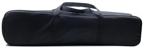 MoSundi Bolsa portátil para caña de pescar, gran capacidad, para cañas de pescar, ruedas, señuelos y equipo, nailon grueso con asa, 75 x 18 x 10,5 cm, color negro