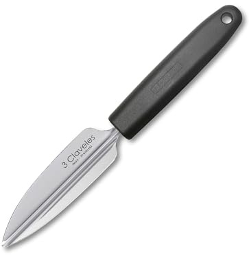 3 Claveles - Decorador Fruta, menaje Profesional 21 cm Negro, Acero Inoxidable (4811)