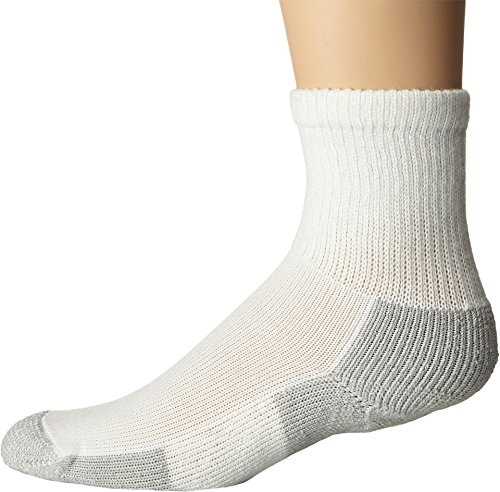 Thorlos Calze Running Crew, Bianco/Platino (1 paio), L