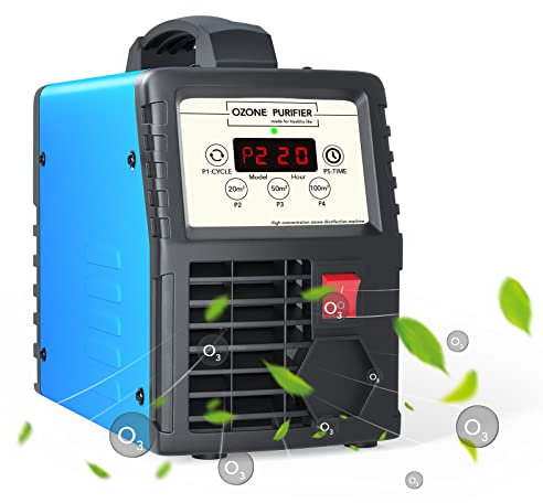 Ozone Generator, Odor Eliminator for 300 m² Room, Industrial Air Purifier Commercial Ozone Machine, Odor Remover with Timer for Room, Farm, Hotel, Home, Office, Restaurant