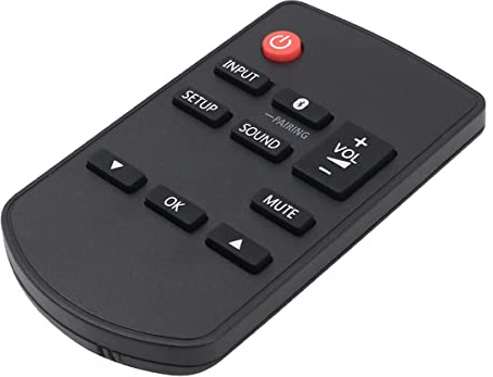 POFET Smart TV-fjärrkontroll Universal TV-fjärrkontroll för Panasonic N2QAYC000098 Kompatibel med SC-HTB485 SC-HTB580 SC-HTB680 SC-HTB880 SC-HTE180 SC-HTE80