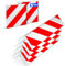 Protector Columnas Garaje | 6 Unidades | Protector Parking, Protector Esquinas Reflectante, Protector Puertas y paragolpes Coche (4 Unidades 40x20x2cm + 2 Unidades 20x20x2cm) (Rojo)