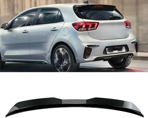 Spulhc Alerón de Techo de Coche para KIA Rio 2020-2023 Hatchback, alerón de ala Superior, ala Trasera, 1 PCS/ABS,A-Black
