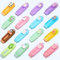 VICHOS 16 Stück RetractableT Radiergummi Kinder, Gastgeschenk für Mitgebsel Kindergeburtstag 5 6 7 8 9 10 Jahre, Give Aways Kindergeburtstag Gastgeschenke für Kinder