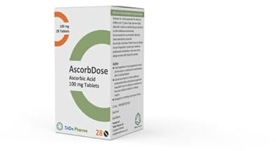 Vitamin C Ascorbic Acid 100mg Tablets, Pack of 28