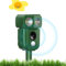 Solar-Tiervertreiber,ultraschall tiervertreiber, Hunde, Marder, Tierabwehr, Katzenschreck Hundeschreck Marderschreck, Ultraschall Solar Tiervertreiber, Wasserdichter