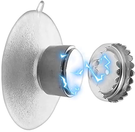 Plato de jabón - Soporte magnético de jabón de acero inoxidable | Suministros de baño con diseño de ahorro de espacio | Soporte de jabones magnéticos utilizados para baños, cocinas, almacenamiento int